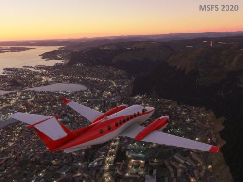 Flug0035 BGO-Evening Foto07 Bergen