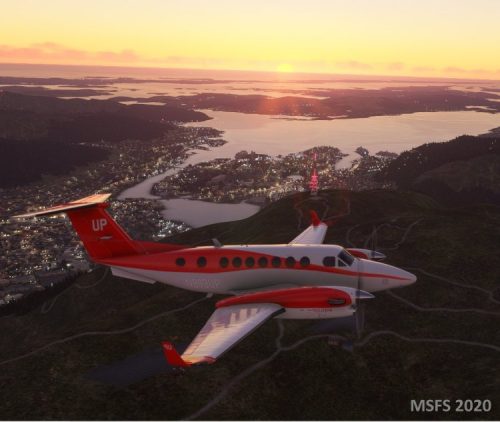 Flug0035 BGO-Evening Foto10 Ulriken