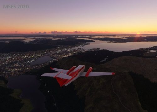 Flug0035 BGO-Evening Foto14 Bergen