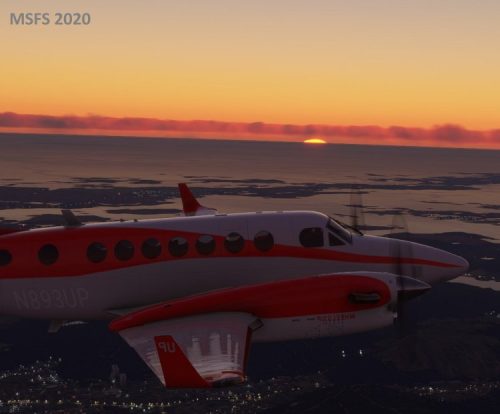 Flug0035 BGO-Evening Foto20 Sunset