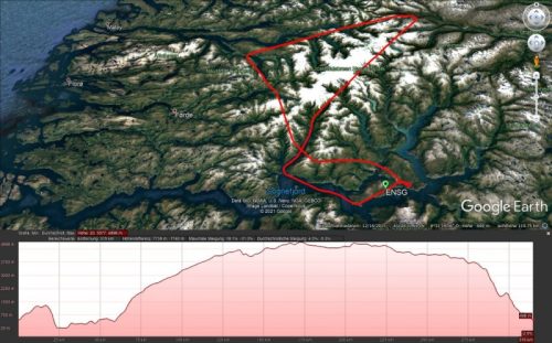 Flug0046 SOG-TourJostedalsbreenNP Uebersicht01a